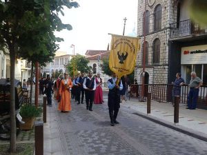 Συμμετοχή του Συλλόγου Ποντίων Ευόσμου "Παναγία Κρεμαστή" στις εκδηλώσεις προς τιμήν του Μάρκου Μπότσαρη στο Καρπενήσι
